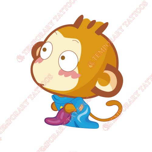 Monkey Customize Temporary Tattoos Stickers NO.8667